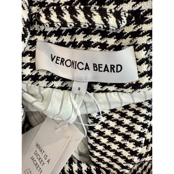 NEW VERONICA BEARD Black White Chek aHutchinson Dickey Jacket NWT - Size S - Picture 9 of 11